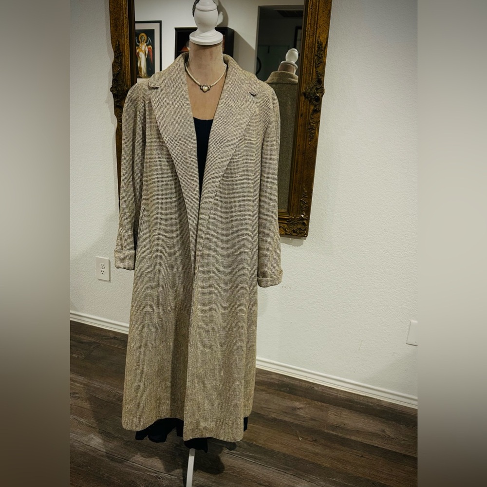 Fenway Tweed Lined Wool Vintage Classic Business Church Vintage Warm Winter Coat
